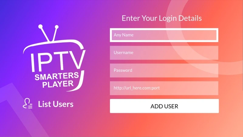 IPTV Smarters Pro – officiell skärmbild från Samsung Apps